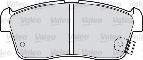 598832 VALEO Brake Pad Set, disc brake