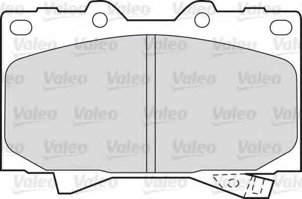 598535 VALEO Brake Pad Set, disc brake