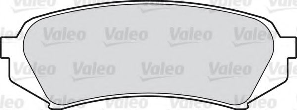 598865 VALEO Brake System Brake Pad Set, disc brake