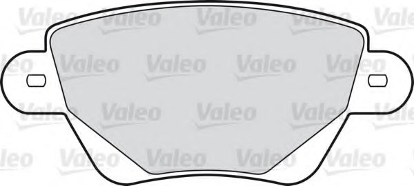 598434 VALEO Brake Pad Set, disc brake