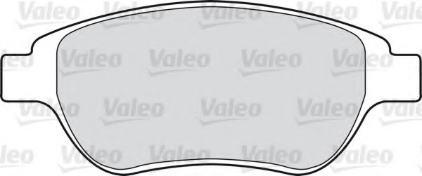 598465 VALEO Brake System Brake Pad Set, disc brake