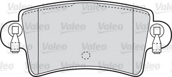 598538 VALEO Brake System Brake Pad Set, disc brake