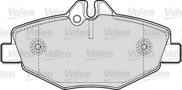 598638 VALEO Brake System Brake Pad Set, disc brake