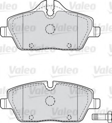 598699 VALEO Brake System Brake Pad Set, disc brake
