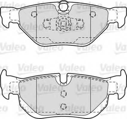 598703 VALEO Brake System Brake Pad Set, disc brake