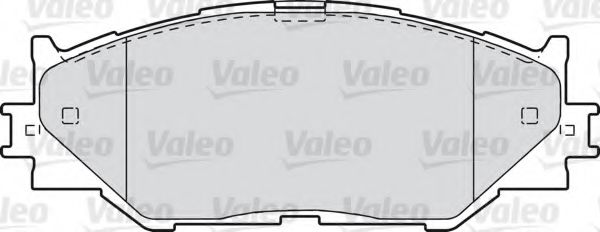 601035 VALEO Brake Pad Set, disc brake
