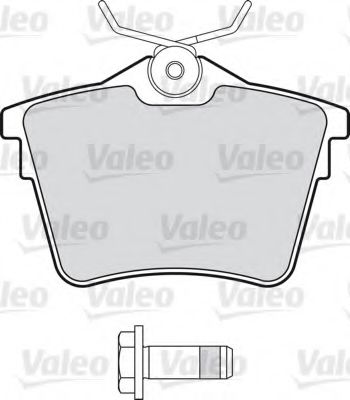 598664 VALEO Тормозная система Комплект тормозных колодок, дисковый тормоз