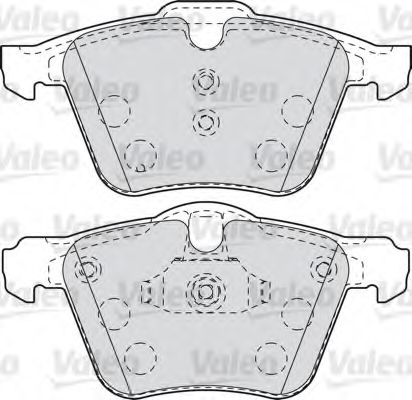 601007 VALEO Brake Pad Set, disc brake