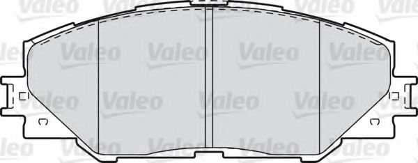 601037 VALEO Brake Pad Set, disc brake