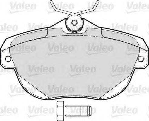 598939 VALEO Brake System Brake Pad Set, disc brake