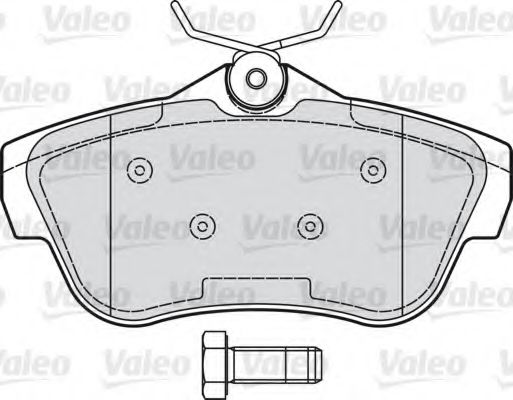 601039 VALEO Brake Pad Set, disc brake