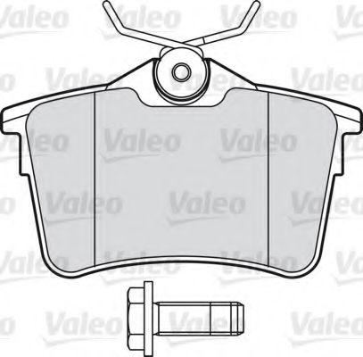 601042 VALEO Brake System Brake Pad Set, disc brake