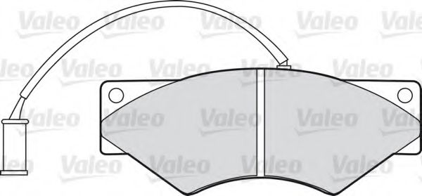 541641 VALEO Brake Pad Set, disc brake