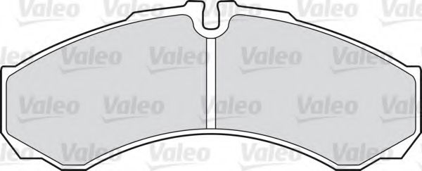 541717 VALEO Brake Pad Set, disc brake