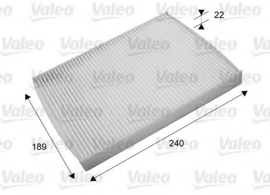715660 VALEO Heating / Ventilation Filter, interior air