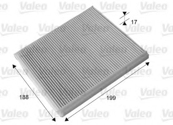 715698 VALEO Heating / Ventilation Filter, interior air