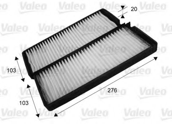 715699 VALEO Heating / Ventilation Filter, interior air