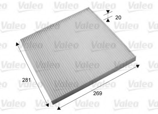715703 VALEO Heating / Ventilation Filter, interior air