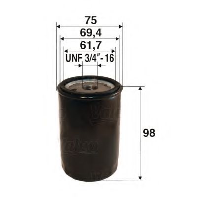 586005 VALEO Oil Filter