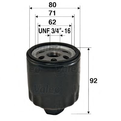 586009 VALEO Oil Filter