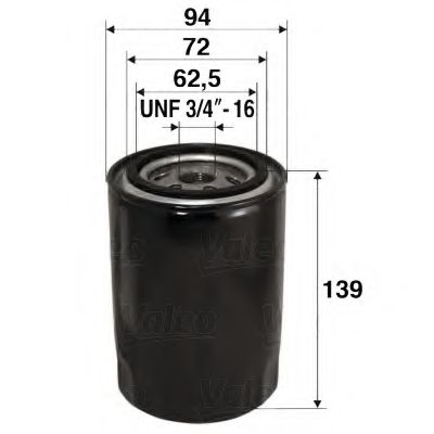 586015 VALEO Lubrication Oil Filter