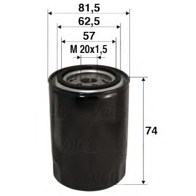 586017 VALEO Oil Filter