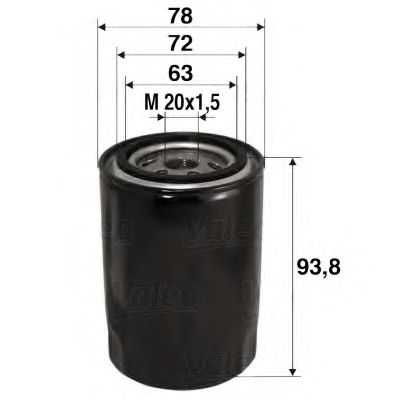 586080 VALEO Oil Filter