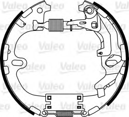 554880 VALEO Cable, parking brake