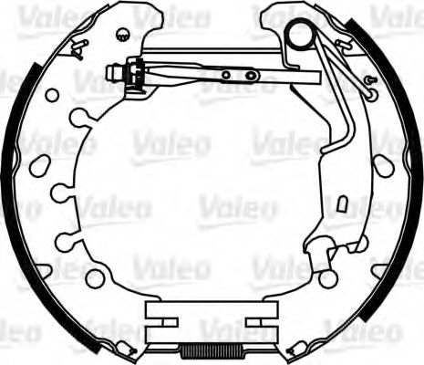 554887 VALEO Cable, parking brake