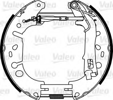 554889 VALEO Cable, parking brake