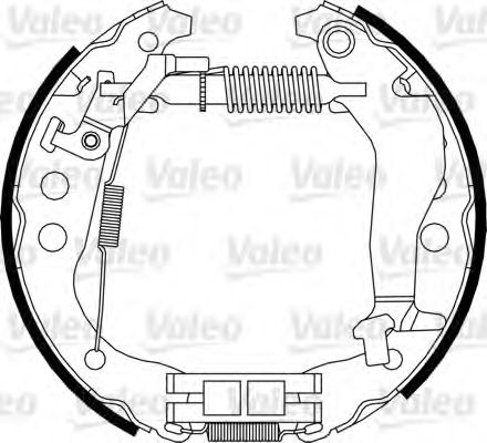 554906 VALEO Cable, parking brake