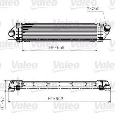 818246 VALEO Air Supply Intercooler, charger