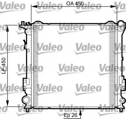 735504 VALEO Radiator, engine cooling