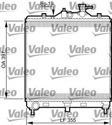 735522 VALEO Radiator, engine cooling