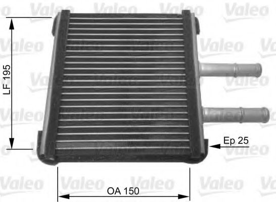 812442 VALEO Heat Exchanger, interior heating
