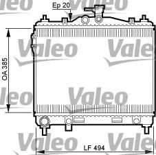 734912 VALEO Cooling System Radiator, engine cooling