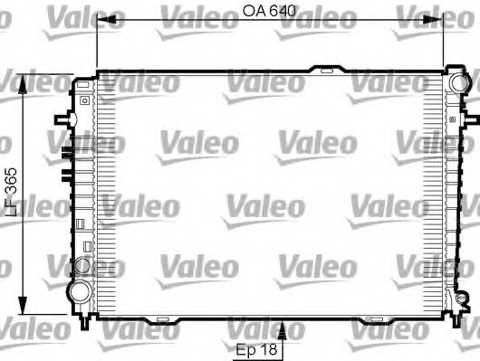 735500 VALEO Radiator, engine cooling