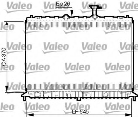 735501 VALEO Radiator, engine cooling