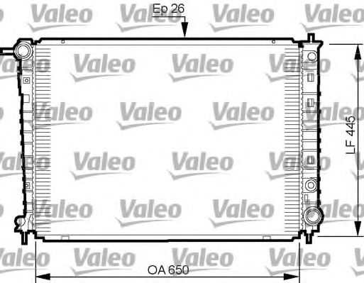 735512 VALEO Cooling System Radiator, engine cooling
