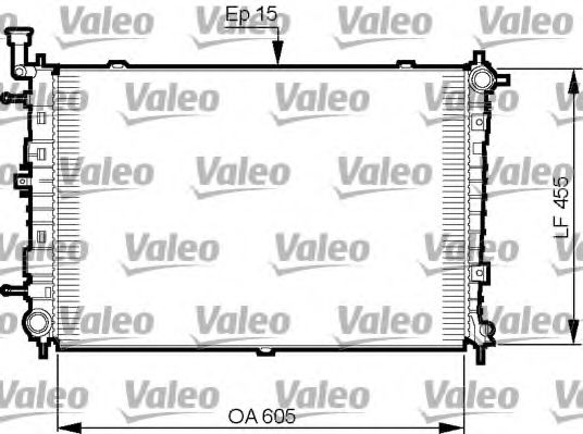 735516 VALEO Cooling System Radiator, engine cooling