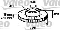 186875 VALEO Тормозная система Тормозной диск