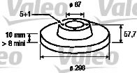 186858 VALEO Brake System Brake Disc
