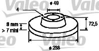 186231 VALEO Cylinder Head Gasket, cylinder head