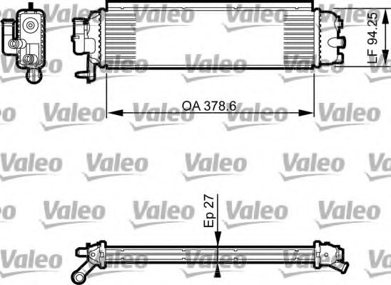 735561 VALEO Hybrid Cooler, drive battery