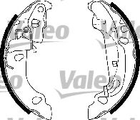 554843 VALEO Brake System Brake Shoe Set