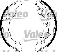 554851 VALEO Brake System Brake Shoe Set