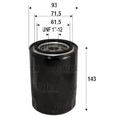 586105 VALEO Oil Filter