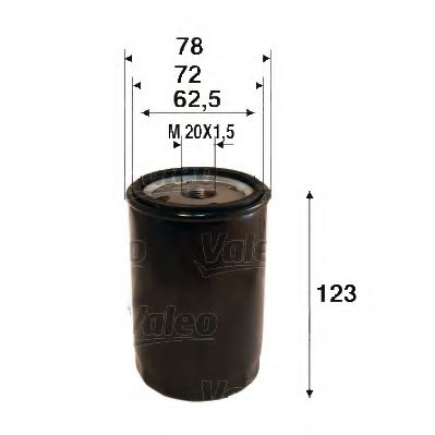 586109 VALEO Lubrication Oil Filter