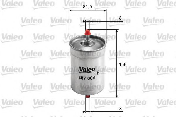 587004 VALEO Fuel filter