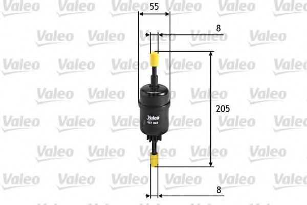 587023 VALEO Fuel filter